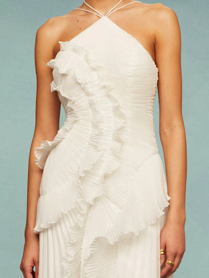 Élise - Vestido Maxi Plisado