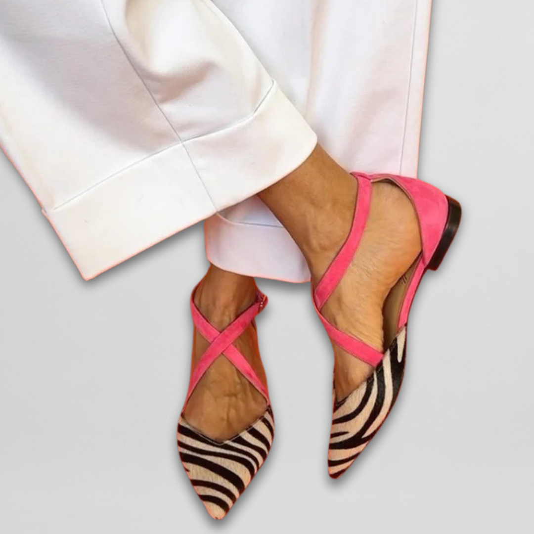 Rosé Sauvage - Calzado estampado premium