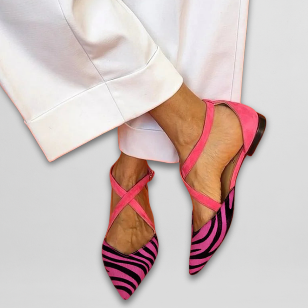 Rosé Sauvage - Calzado estampado premium