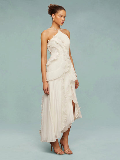 Élise - Vestido Maxi Plisado