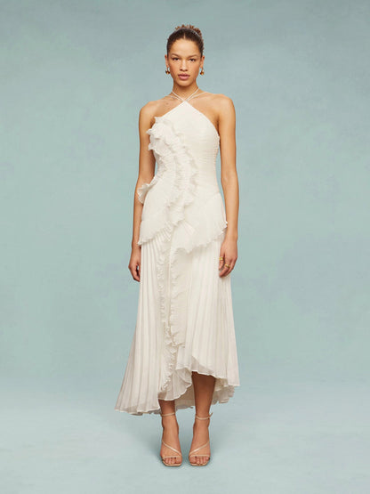 Élise - Vestido Maxi Plisado