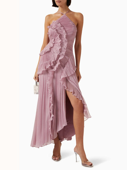 Élise - Vestido Maxi Plisado