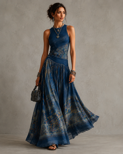 Luciana – Vestido Largo Fluido