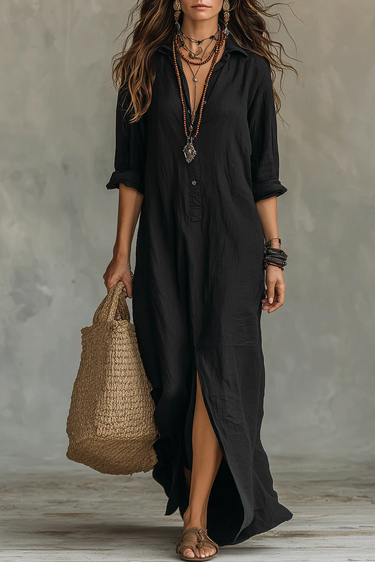 Soline Éter - Vestido fluido premium