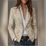 Vittorine | Blazer Floral en Relieve
