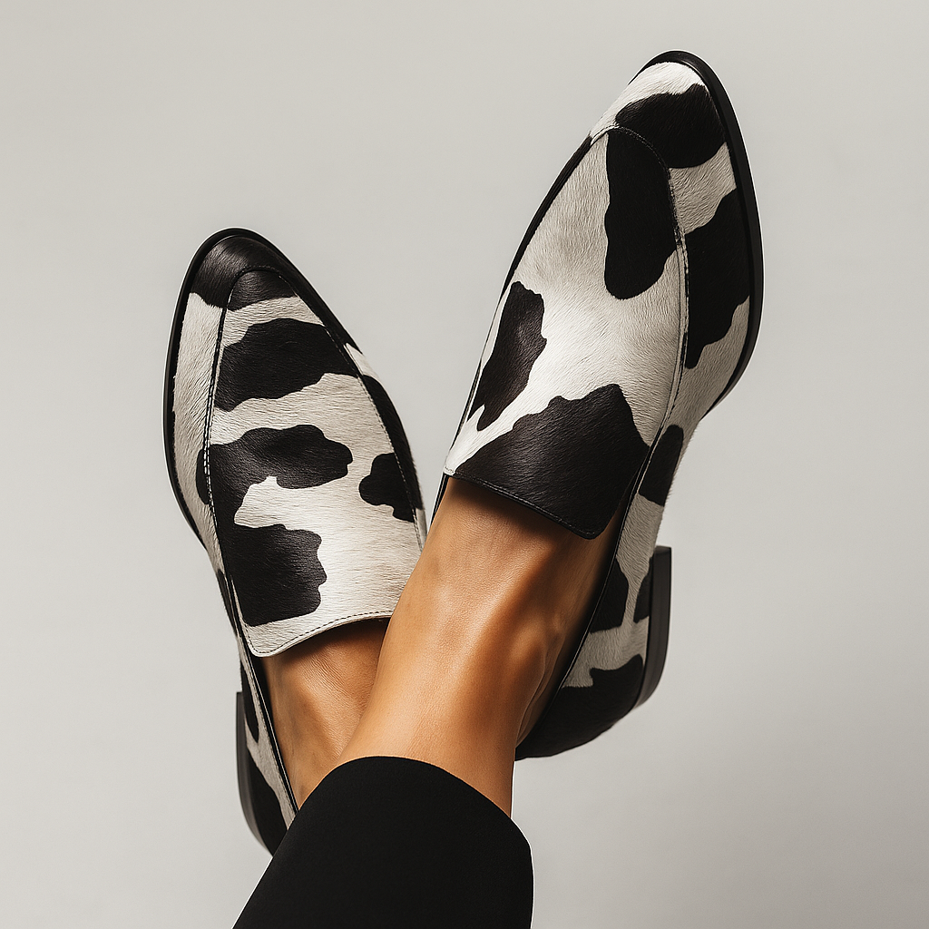 Noir Sauvage - Mocasines acabado premium