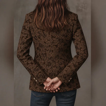 Vittorine | Blazer Floral en Relieve