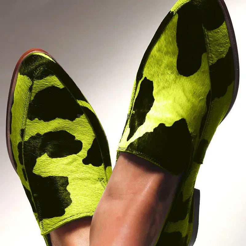 Noir Sauvage - Mocasines acabado premium