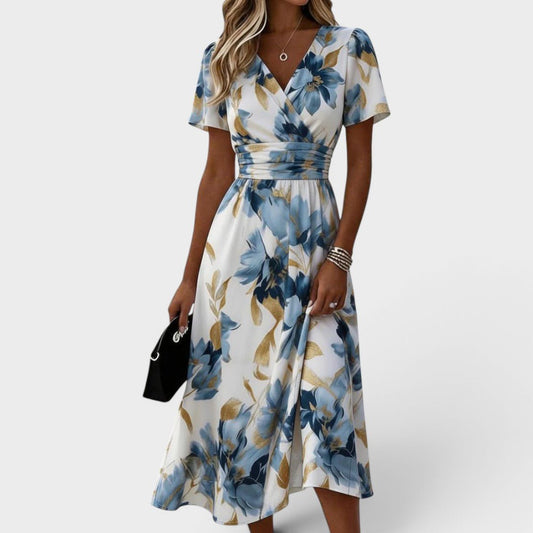Alma – Vestido Midi Floral