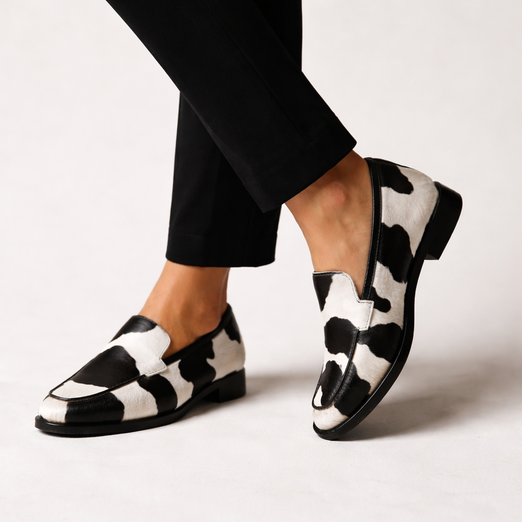Noir Sauvage - Mocasines acabado premium