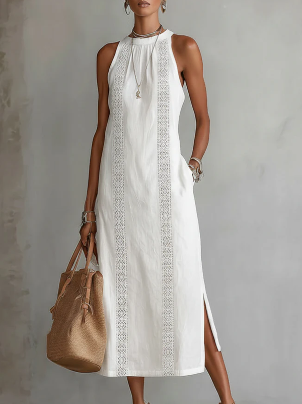 Maison Blanche — Vestido midi